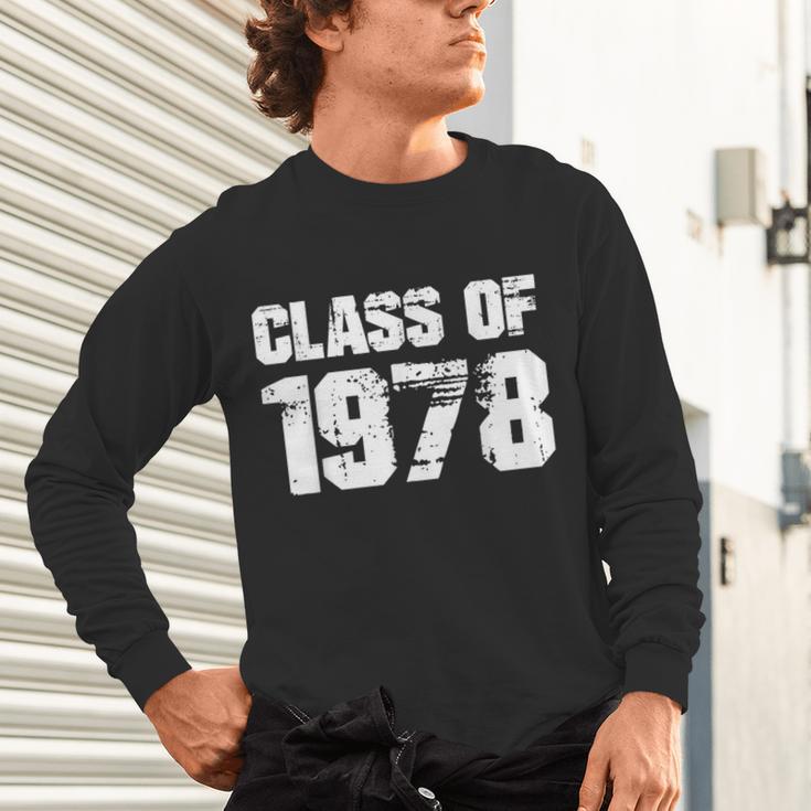 Class Of 1978 High School College Graduation Reunion Unisex Long Sleeve T-Shirt