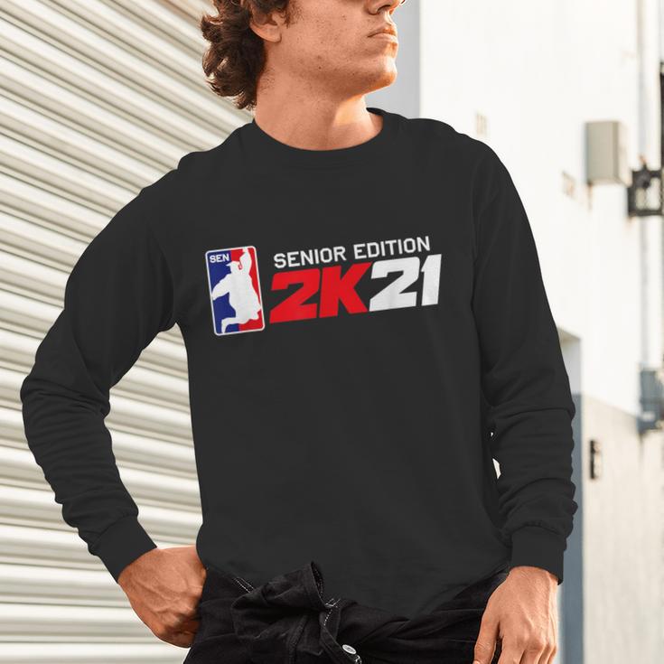 Class Of 2021 Senior Year Gamer Style Graduation For Grad Unisex Long Sleeve T-Shirt