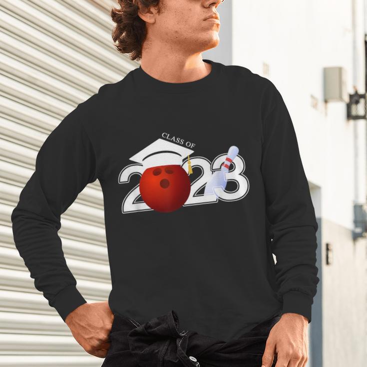 Class Of 2023 Graduation For Him Her Bowling Unisex Long Sleeve T-Shirt