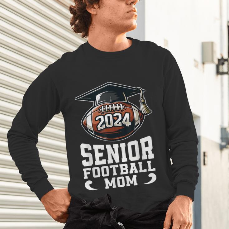 Class Of 2024 Graduation Senior Football Mom 2024 Unisex Long Sleeve T-Shirt
