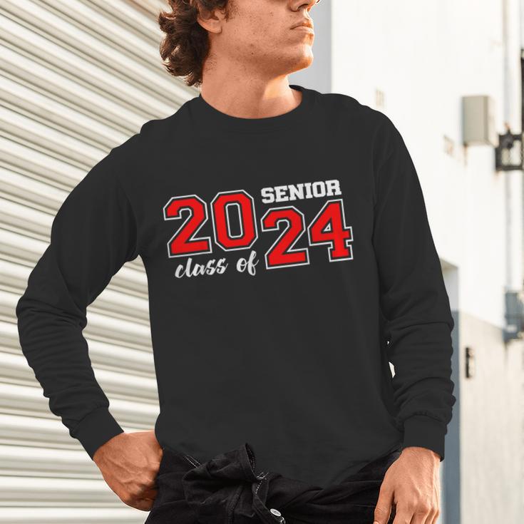 Class Of 2024 Senior Year Boys Girls School Graduation Unisex Long Sleeve T-Shirt