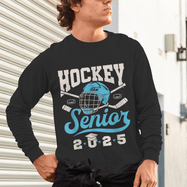 Class Of 2025 Hockey Senior Graduation Graduate Grad Unisex Long Sleeve T-Shirt