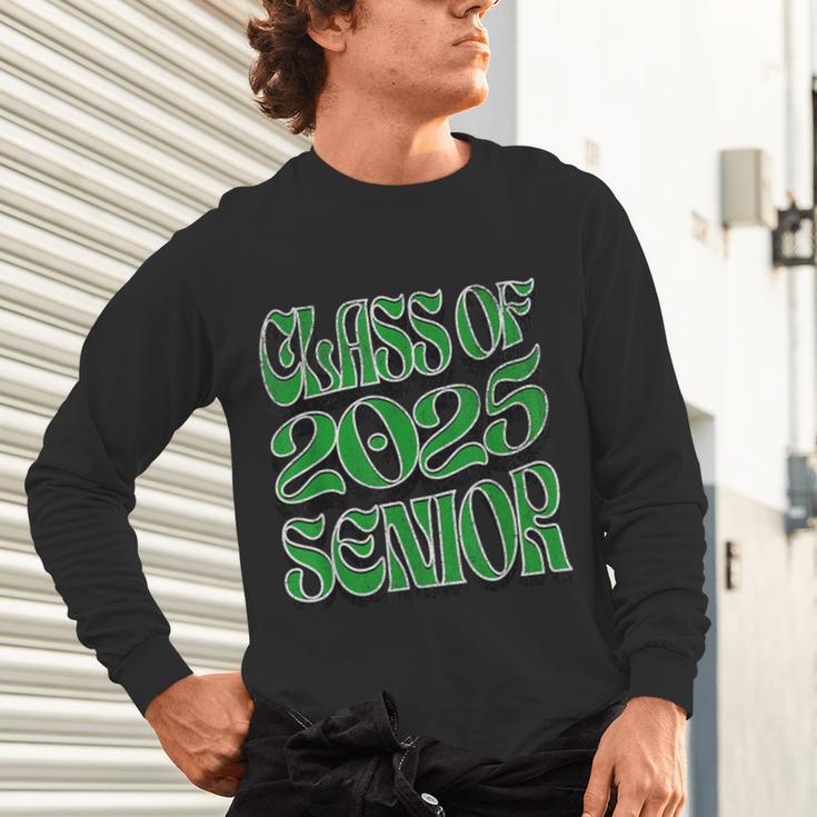 Class Of 2025 Senior Green Student Graduation Unisex Long Sleeve T-Shirt