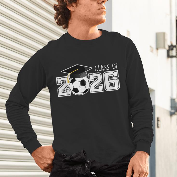 Class Of 2026 Senior 2026 Soccer High School Graduation Unisex Long Sleeve T-Shirt