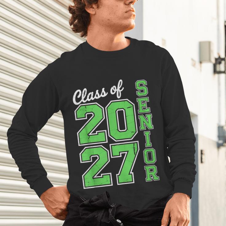 Class Of 2027 Senior 27 High School Graduation Senior 2027 Unisex Long Sleeve T-Shirt