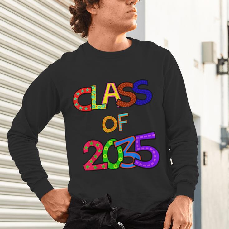 Class Of 2035 Grow With Me Kindergarten Graduation Unisex Long Sleeve T-Shirt