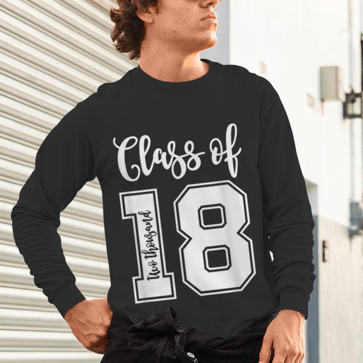 Class Of Two Thousand 18 Shirt Graduation T-Shirt Unisex Long Sleeve T-Shirt