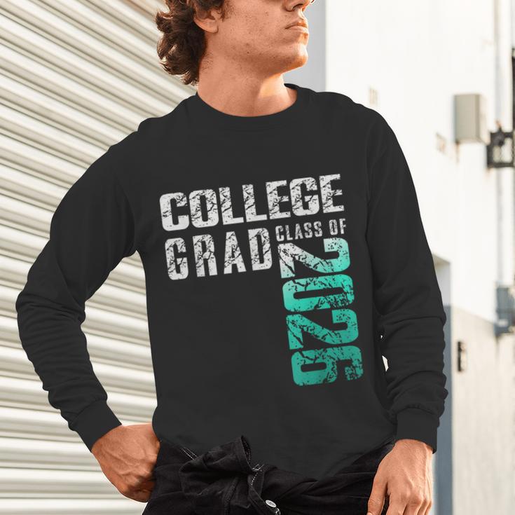 College Grad Class Of 2026 Graduation Unisex Long Sleeve T-Shirt