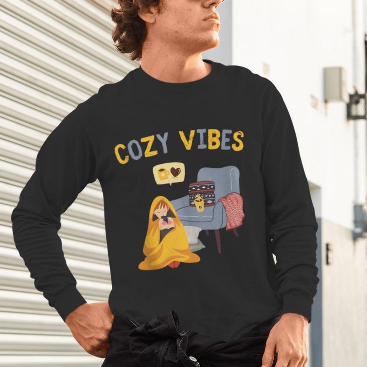 Cozy Vibes Atmospheric Introvert Unisex Long Sleeve T-Shirt