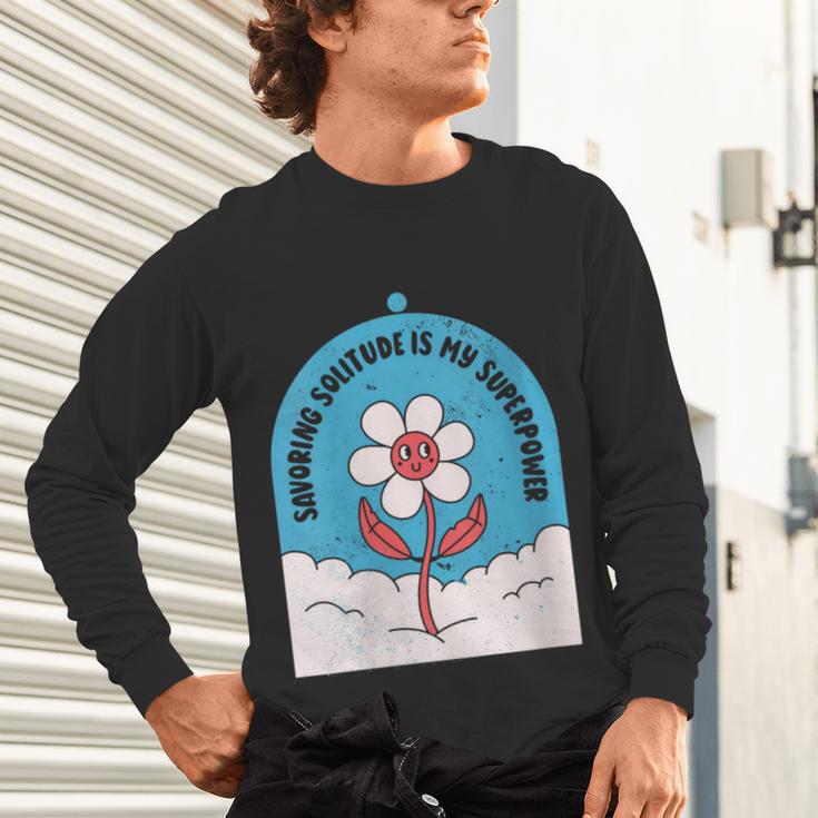 Cute Introvert Shy Teen Anti-Social Inner Strength Unisex Long Sleeve T-Shirt