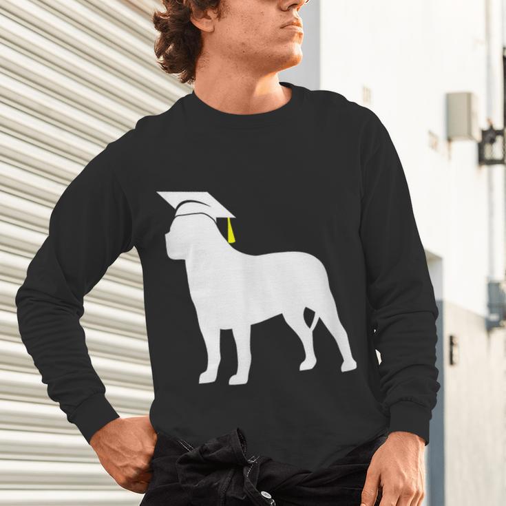 English Mastiff Graduation Dog Graduate Unisex Long Sleeve T-Shirt
