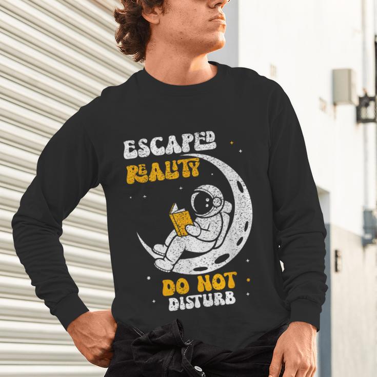 Escaped Reality Do Not Disturb Book Lover Unisex Long Sleeve T-Shirt