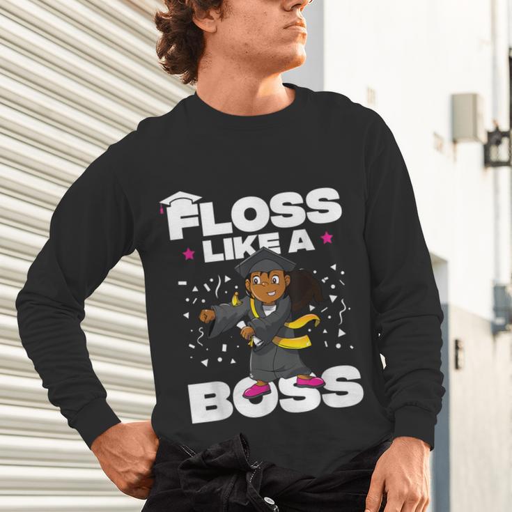 Floss Like A Boss Shirt Class Of 2019 Graduation Kids Unisex Long Sleeve T-Shirt