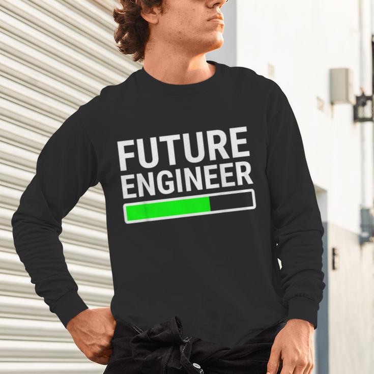 Future Engineer Loading Bar Cool Graduation Unisex Long Sleeve T-Shirt