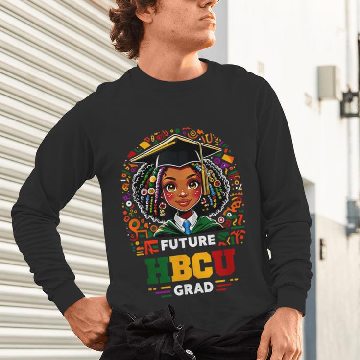 Future HBCU Grad Graduation Students Girl Kids Unisex Long Sleeve T-Shirt