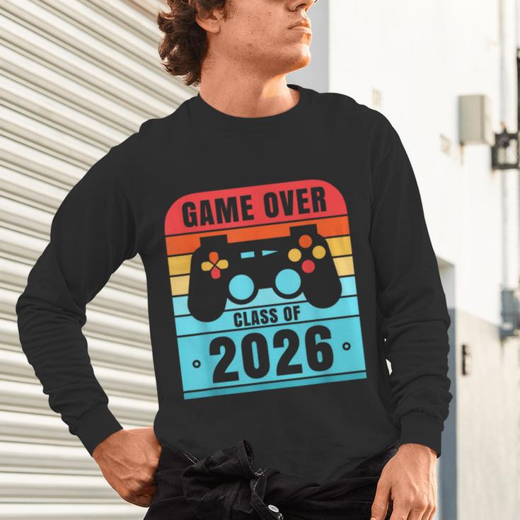 Game Over Class Of 2026 Shirt Students Graduation Unisex Long Sleeve T-Shirt