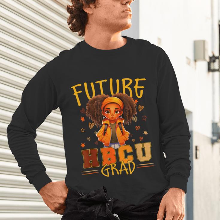 Girl Future HBCU Graduate Afro College Graduation Kids Unisex Long Sleeve T-Shirt
