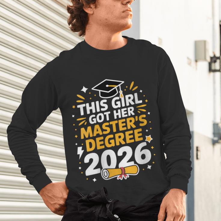 This Girl Got Her Masters Degree Graduation Mastered It 2026 Unisex Long Sleeve T-Shirt