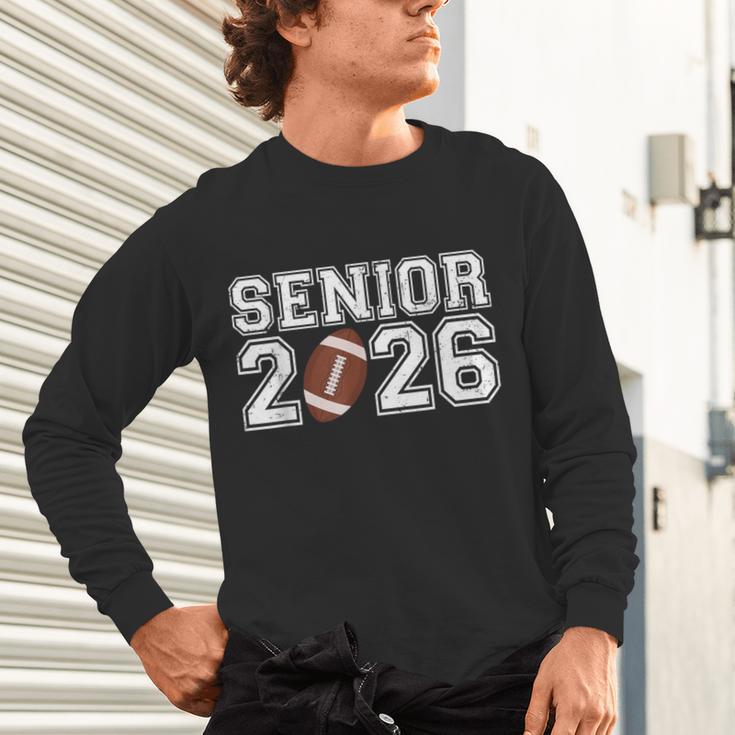 Graduate Senior Class Of 2026 Graduation American Football Unisex Long Sleeve T-Shirt