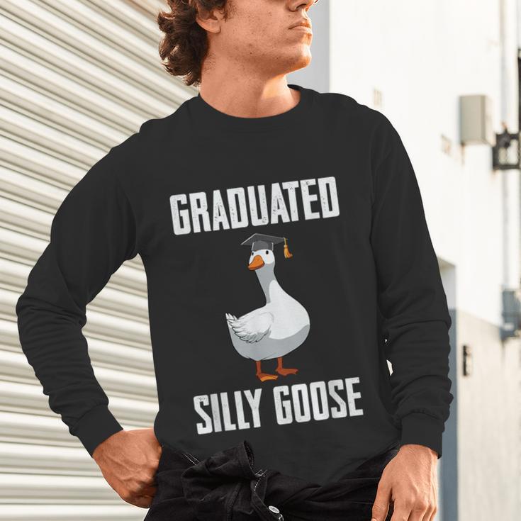 Graduated Silly Goose Student Graduation 2026 Grad Unisex Long Sleeve T-Shirt