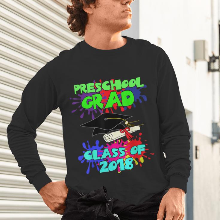 Graduation Class 2018 Cap Gown Shirt Preschool Graduate Unisex Long Sleeve T-Shirt