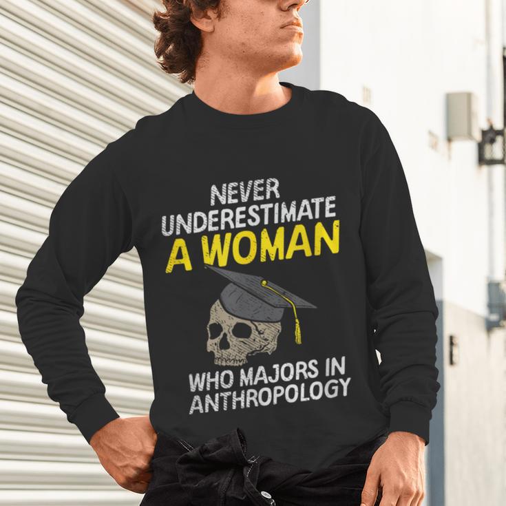 Graduation Student Who Majors In Anthropology Unisex Long Sleeve T-Shirt