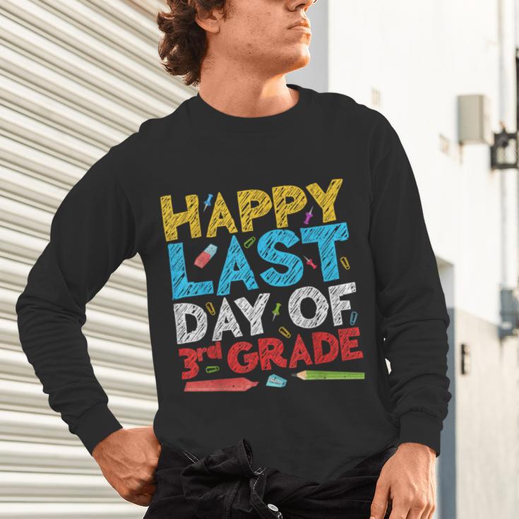 Happy Last Day Of 3rd Grade Shirt Third Grade Graduation Unisex Long Sleeve T-Shirt