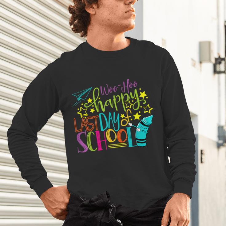 Happy Last Day Of School Student Teacher Graduation Unisex Long Sleeve T-Shirt