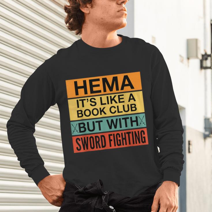 Hema Definition Like A Book Club With Swords Unisex Long Sleeve T-Shirt Hema Definition Like A Book Club With Swords Unisex Long Sleeve T-Shirt