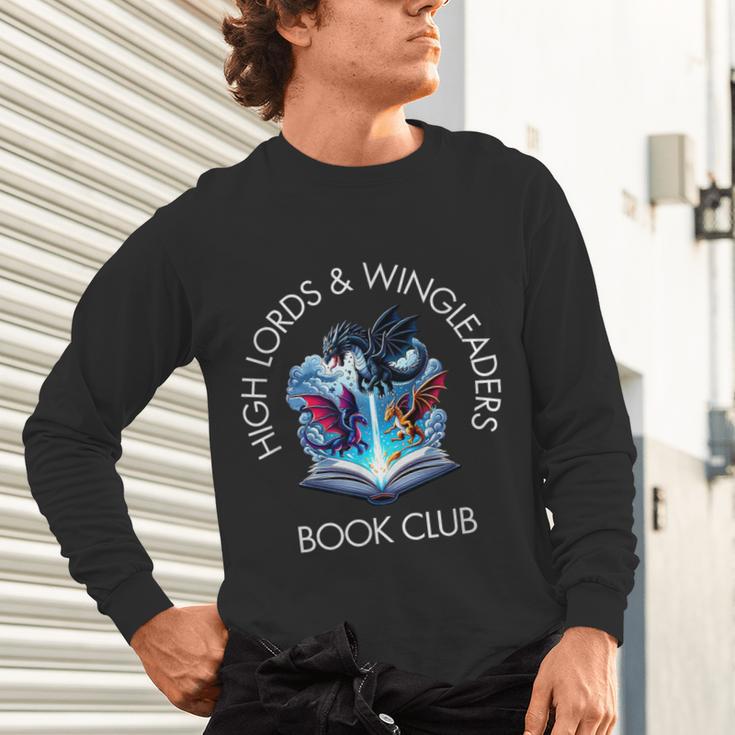 High Lords & Wingleaders Book Club Fantasy Storm Dragon Unisex Long Sleeve T-Shirt