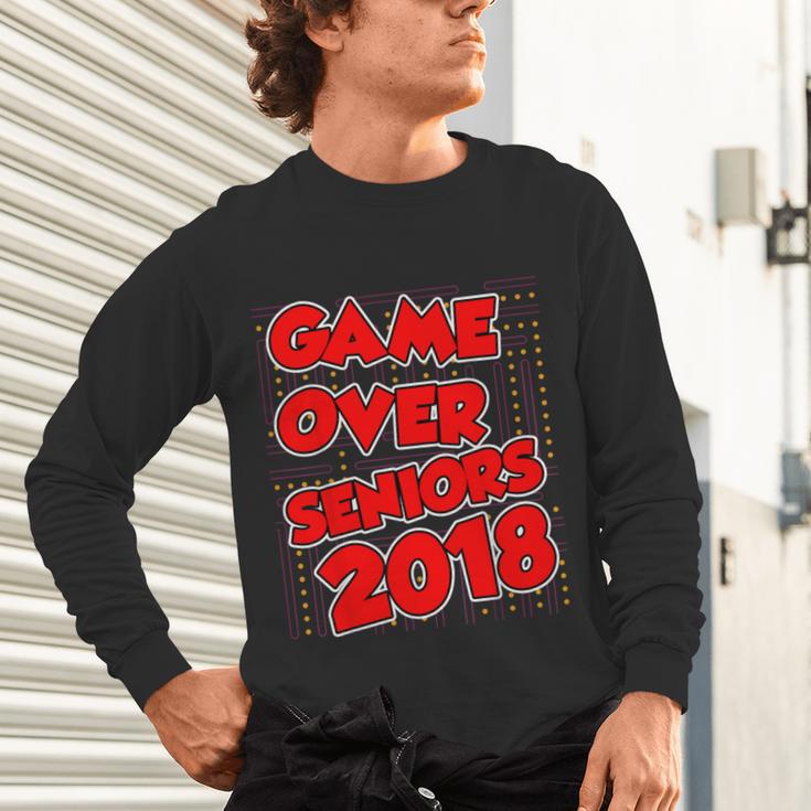 High School Graduation Tshirt Game Over Senior Class Of 2018 Unisex Long Sleeve T-Shirt