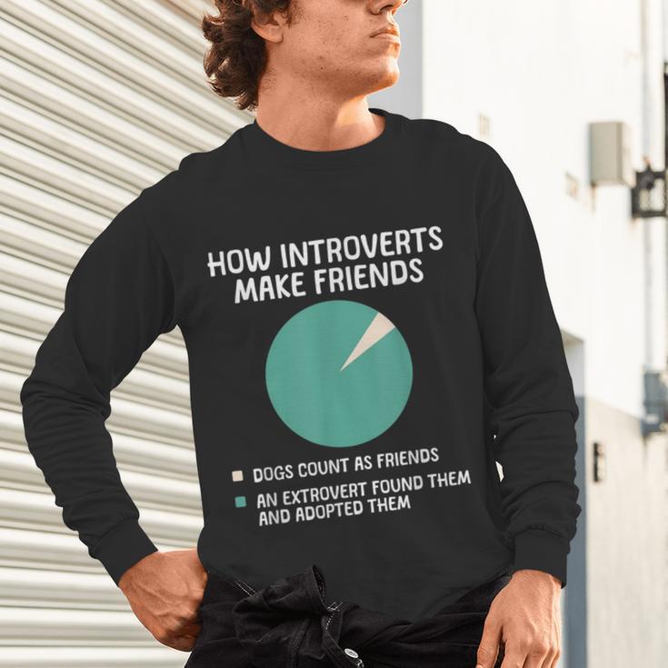 Introvert Introverted Person Awkward Introverts Dog Lover Unisex Long Sleeve T-Shirt