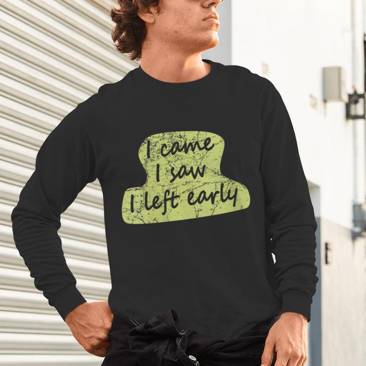 Introvert Shy Person Joke Anti-Social Quote Unisex Long Sleeve T-Shirt