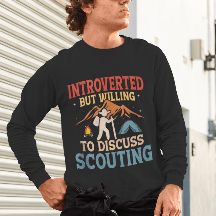 Introvert's Scouting Passion Unisex Long Sleeve T-Shirt Introvert's Scouting Passion Unisex Long Sleeve T-Shirt