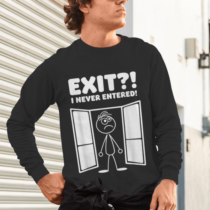 Irony Sarcasm Introvert Dry Humor Comic Cartoon Geek Nerd Unisex Long Sleeve T-Shirt Irony Sarcasm Introvert Dry Humor Comic Cartoon Geek Nerd Unisex Long Sleeve T-Shirt