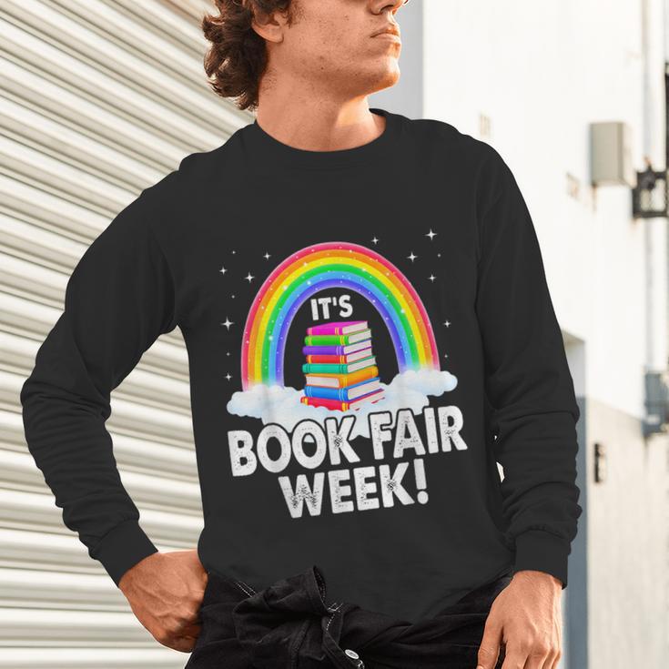 It's Book Fair Week Librarian Library Literacy Reading Unisex Long Sleeve T-Shirt It's Book Fair Week Librarian Library Literacy Reading Unisex Long Sleeve T-Shirt