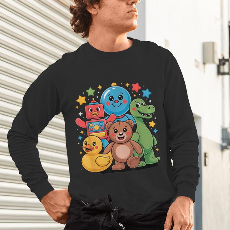 Kidcore Aesthetic Retro Vibes Colorful Cartoon Nostalgia Unisex Long Sleeve T-Shirt Kidcore Aesthetic Retro Vibes Colorful Cartoon Nostalgia Unisex Long Sleeve T-Shirt