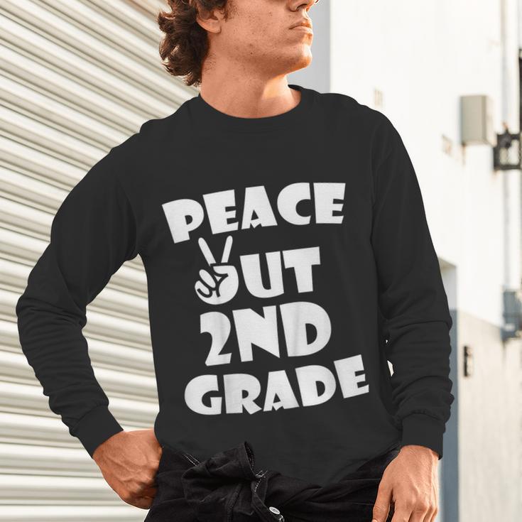 Kids Peace Out 2ND Grade For Graduation Unisex Long Sleeve T-Shirt