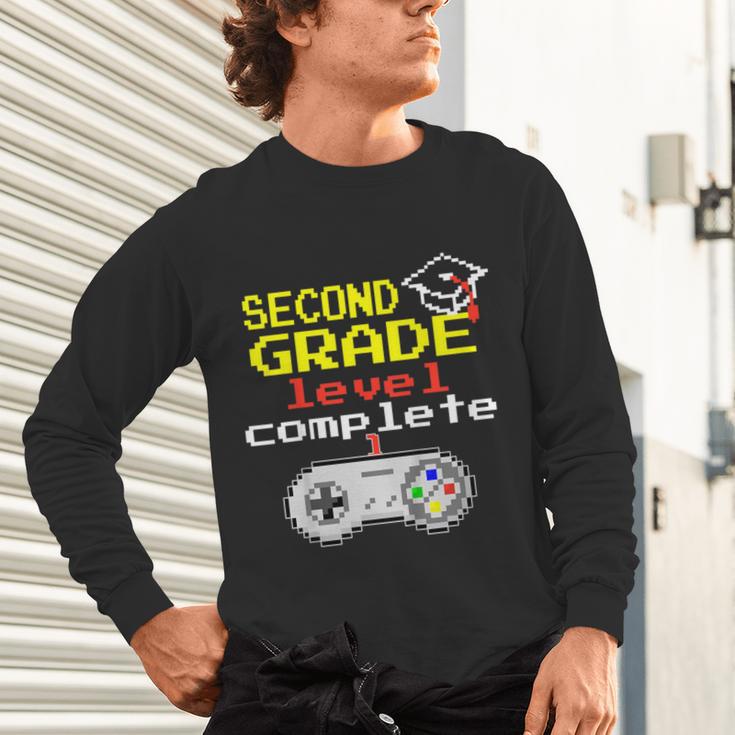 Kids Second Grade Graduation Video Game Shirt Unisex Long Sleeve T-Shirt