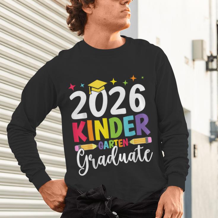 Kindergarten Graduate 2026 Preschool Graduation Kid Boy Girl Unisex Long Sleeve T-Shirt
