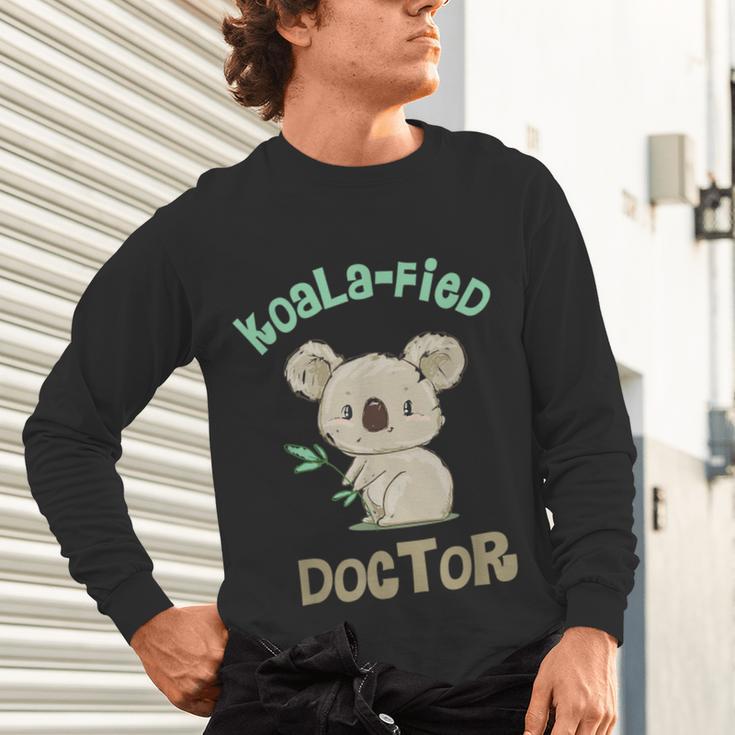 Koala Doctor Shirt Med Student Graduation Idea Unisex Long Sleeve T-Shirt