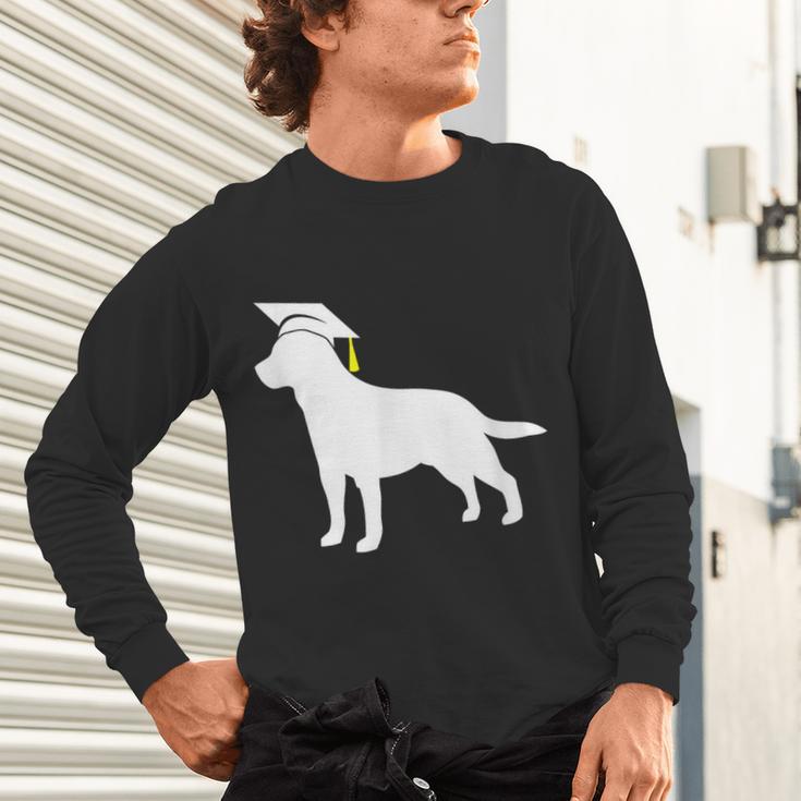 Labrador Retriever Graduation Dog Graduate For Men Women Kids Unisex Long Sleeve T-Shirt