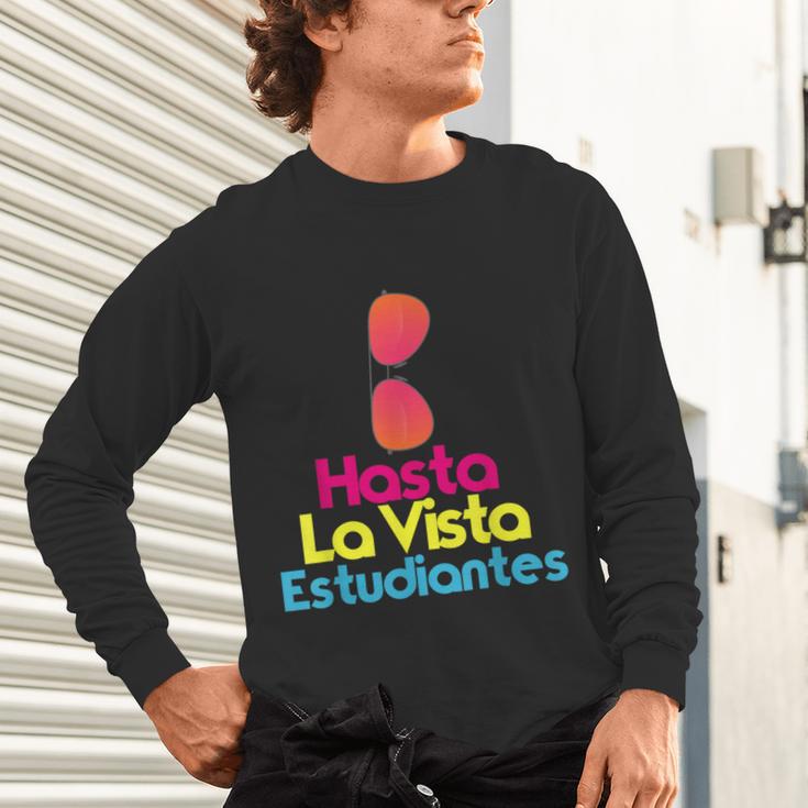 Last Day Of School Spanish Teacher Graduation T-Shirt For Men Women Kids Unisex Long Sleeve T-Shirt