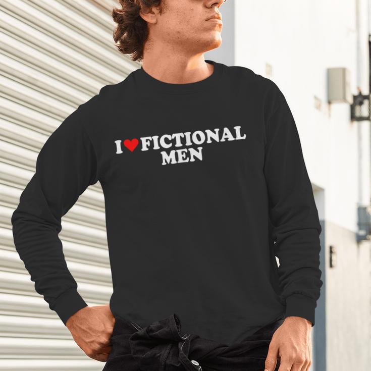 I Love Heart Fictional Men Simple Cute Reading Books Unisex Long Sleeve T-Shirt