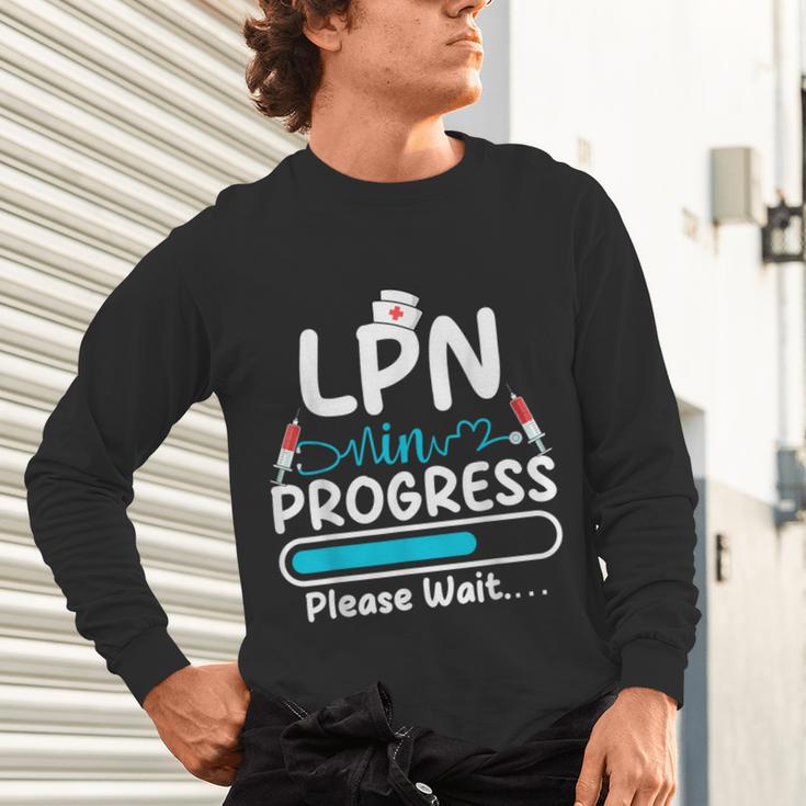 LPN In Progress Loading Future Nurse Graduation Lover Unisex Long Sleeve T-Shirt