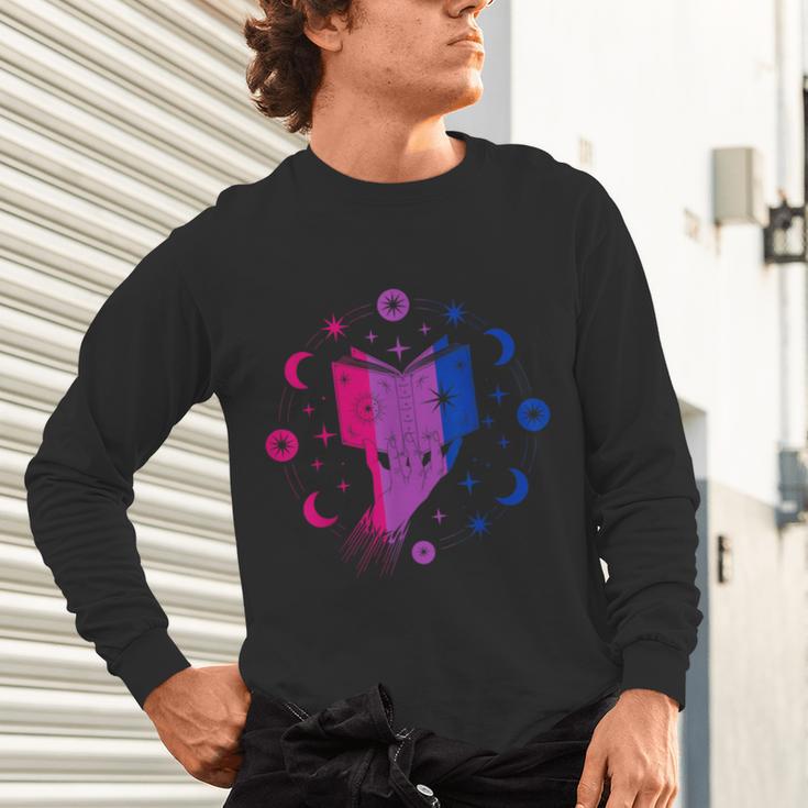 Magic Bi-Pride Book Of Cosmic Energy Unisex Long Sleeve T-Shirt