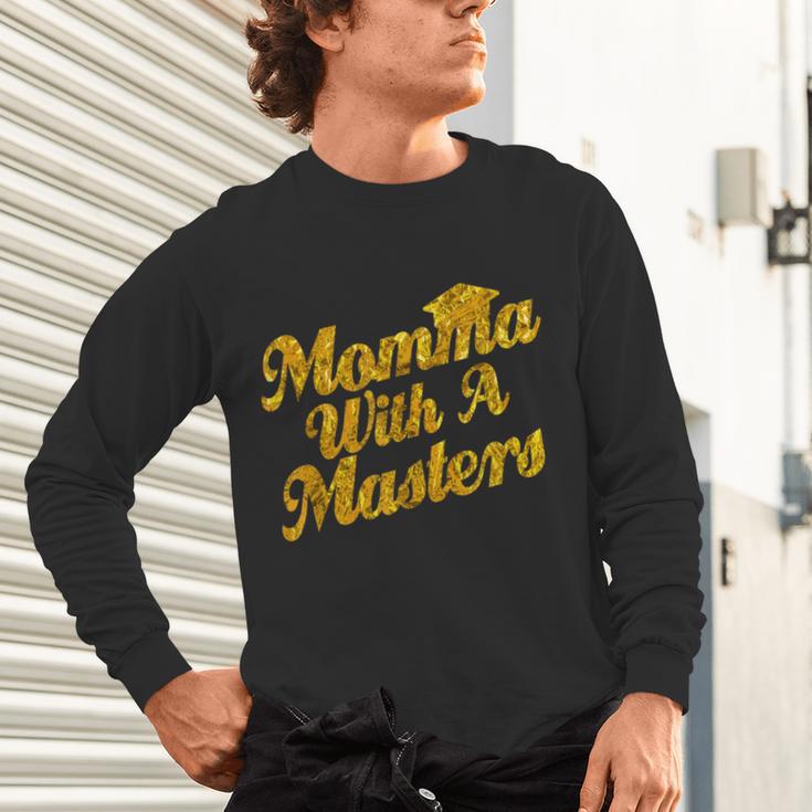 Masters Degree Graduation For Mom Wife Social Work MBA Unisex Long Sleeve T-Shirt