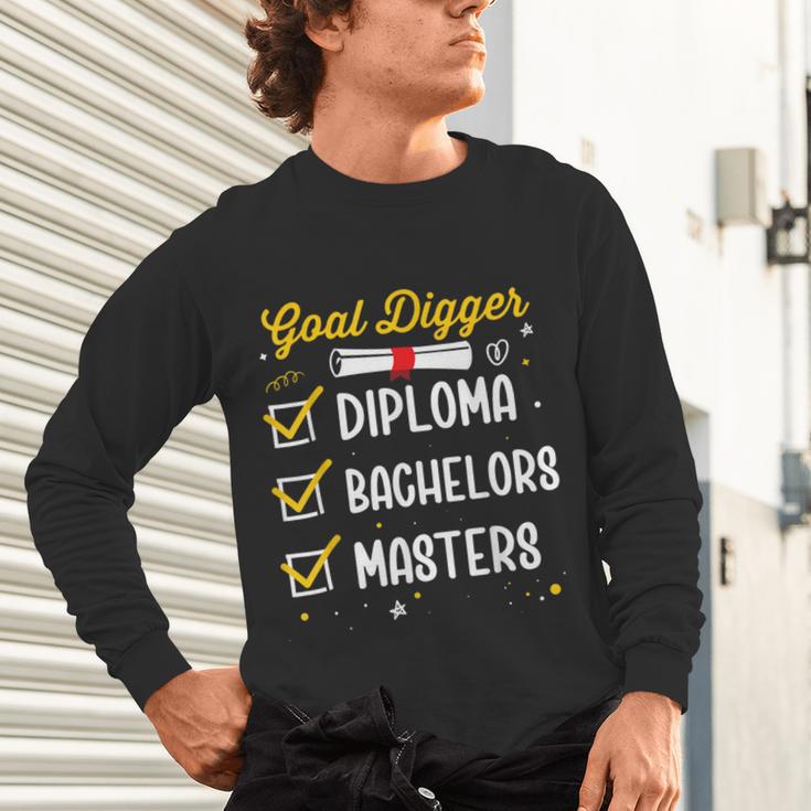 Masters Graduation Goal Digger Mastered It Unisex Long Sleeve T-Shirt