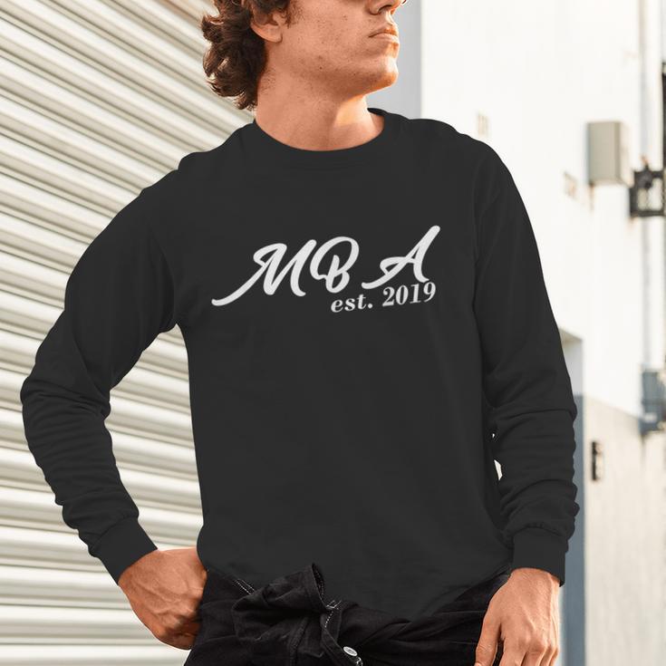 MBA Established 2019 MBAs Graduation Shirt Unisex Long Sleeve T-Shirt
