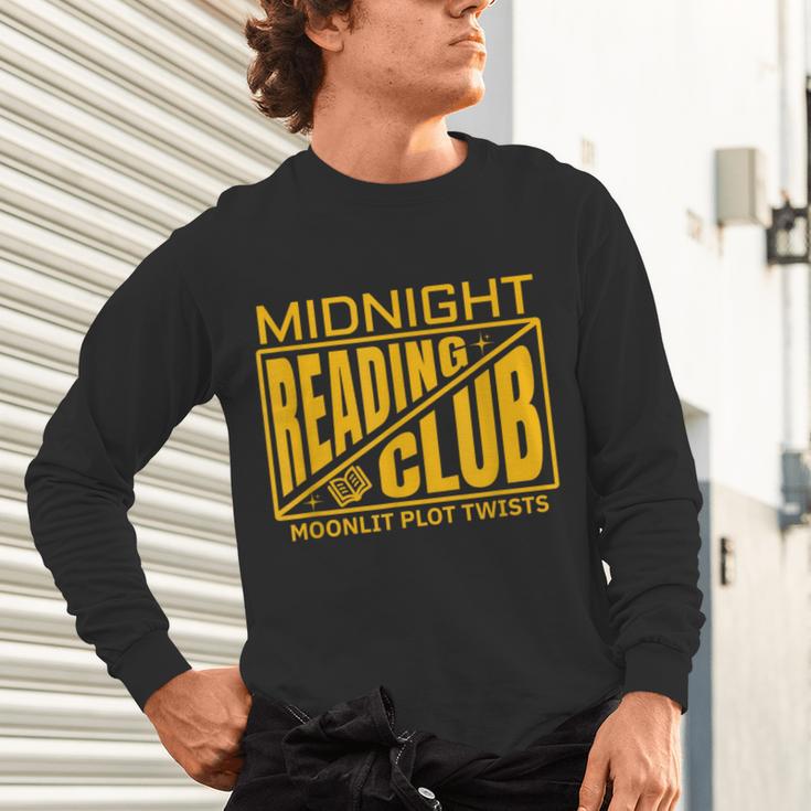 Midnight Reading Club Night Owl Book Readers Unisex Long Sleeve T-Shirt Midnight Reading Club Night Owl Book Readers Unisex Long Sleeve T-Shirt